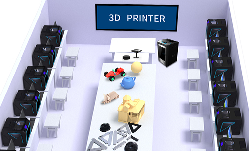 一探訪壽光創客空間 極光創新3D打印機云集